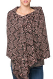 Spun Scarves Blanket Wrap Auburn / One Size Voo-Doo Woven Blanket Wrap