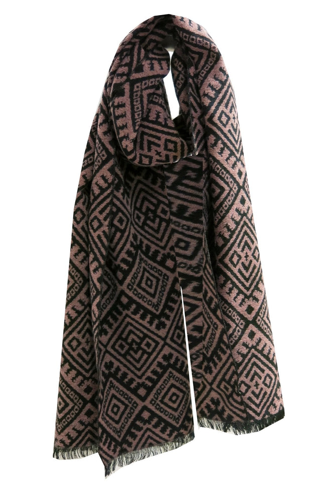 Spun Scarves Blanket Wrap Auburn / One Size Voo-Doo Woven Blanket Wrap