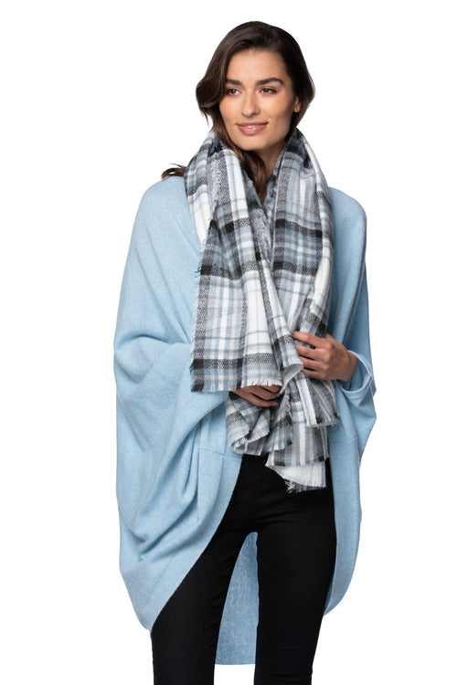 Spun Scarves Blanket Wrap Forever Plaid Blanket Wrap