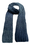 Spun Scarves Knit scarves Ombre Marled Chunky Knit Scarf / Cobalt Ombre Marled Chunky Knit Scarf