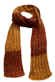 Spun Scarves Knit scarves Ombre Marled Chunky Knit Scarf / Flame Ombre Marled Chunky Knit Scarf
