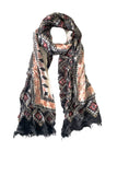 Guatemala Multi Color Quilt Print Wool Scarf