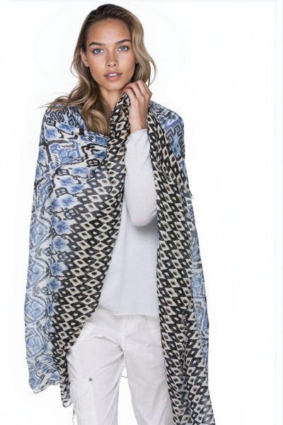 Spun Scarves Luxury Scarf Desert Child Boho Print Sarong Wrap