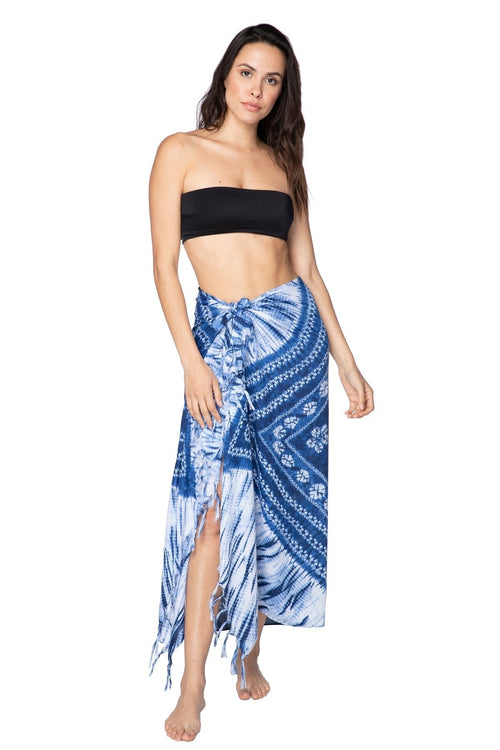 Spun Scarves Luxury Scarf Indigo Diamond Scarf in Indigo Indigo Diamond Scarf in Indigo