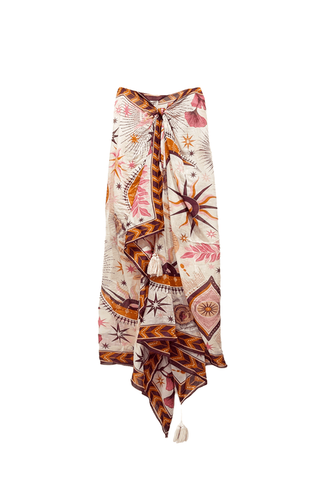 Siren Song Tie Dye Print - Sarong Scarf Wrap