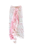 Spun Scarves Luxury Scarf Pink Flamingo Tie Dye Splash Soft Rayon Wrap, Sarong, Scarf