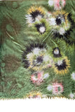 Spun Scarves Luxury Scarf Startburst Print Wool Scarf