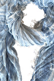 Spun Scarves Luxury Scarf Tie Dye Splash Soft Rayon Wrap, Sarong, Scarf