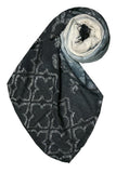 Spun Scarves Luxury Scarf Woven Shine Scarf in Black Woven Shine Scarf in Black