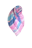 Vacation Mode Tropical Stripe Print Scarf Wrap Short Sarong