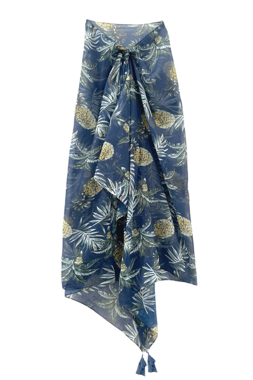 Spun Scarves Sarong Cabana Party Print Scarf Wrap Sarong