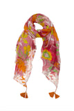 Spun Scarves sarong California Dreaming Print / Multi California Dreaming Print Luxury Sarong Wrap Scarf