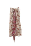 Spun Scarves Sarong Dancing Paisley - Ivory Dancing Paisley Sarong Wrap Scarf