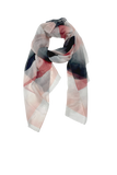 Dawn's Light Horizontal Abstract Pastel Print Scarf Wrap Sarong
