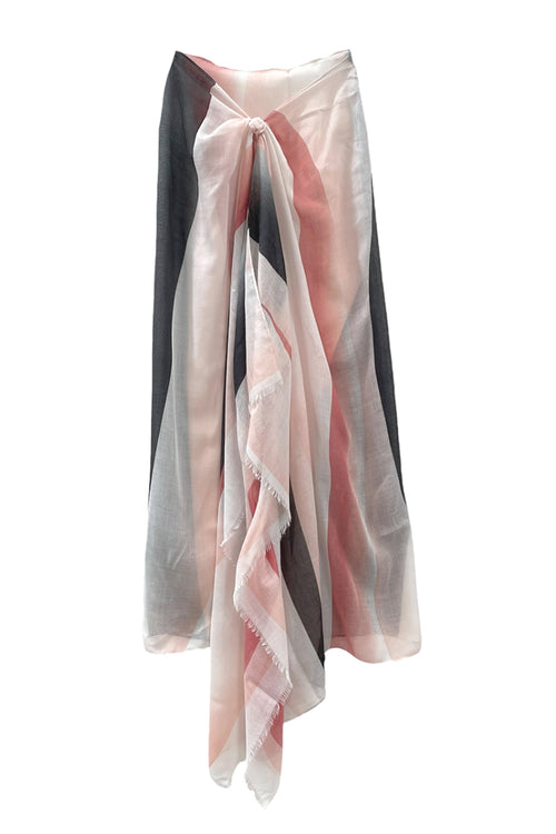 Spun Scarves Sarong Dawn's Light Print / Pink Dawn's Light Print Scarf Wrap Sarong