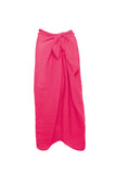 Spun Scarves Sarong Gauze Sarong Wrap / Fuschia Gauze Solid Sarong Wrap Scarf