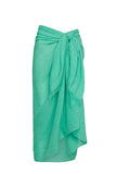 Spun Scarves Sarong Gauze Sarong Wrap / Sea Grass Gauze Solid Sarong Wrap Scarf