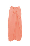 Spun Scarves Sarong Gauze Sarong Wrap / Tangerine Gauze Solid Sarong Wrap Scarf