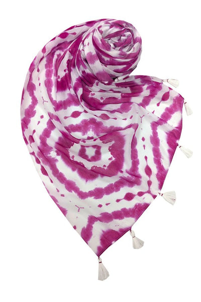 Spun Scarves Sarong Happy Hippie Print Scarf Wrap Sarong