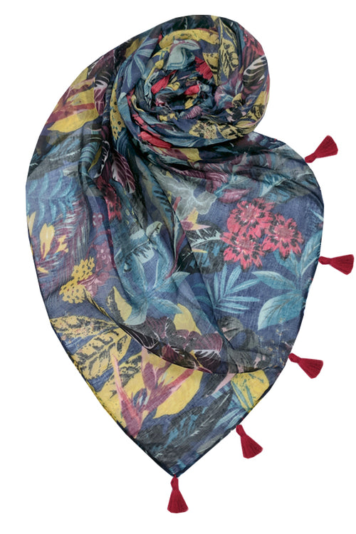 Spun Scarves Sarong Jungle Fever / Multi Jungle Fever Print Scarf Wrap Sarong