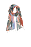 Maui Escape Large Scale Tropical Print Scarf Wrap Sarong