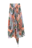 Spun Scarves Sarong Maui Escape / Multi Maui Escape Print Scarf Wrap Sarong