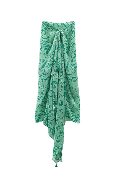 Spun Scarves Sarong Odyssey Print Sarong Wrap Scarf