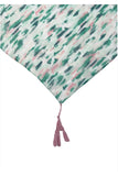 Spun Scarves Sarong Paint Strokes / Turq Paint Strokes Print Scarf Wrap Sarong