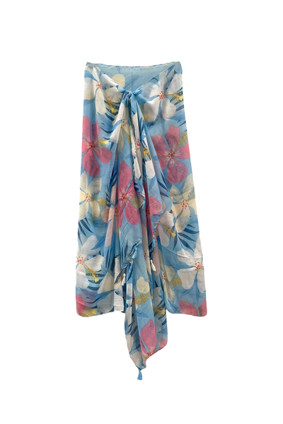 Paradise Cove Tropical Print Light and Travel Friendly Scarf Wrap Sarong