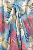 Spun Scarves Sarong Paradise Cove Print Scarf Wrap Sarong