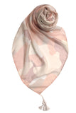 Spun Scarves Sarong Spring Clouds / Blush Spring Clouds Print Scarf Wrap Sarong