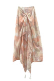 Spun Scarves Sarong Spring Clouds / Blush Spring Clouds Print Scarf Wrap Sarong