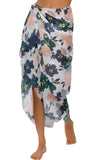 Spun Scarves Sarong Sundry Floral / Multi Sundry Floral Print Scarf Wrap