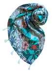 Spun Scarves Sarong The Carribbean / Multi The Carribbean Print Scarf Wrap Sarong