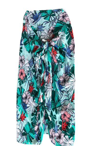 Spun Scarves Sarong The Carribbean / Multi The Carribbean Print Scarf Wrap Sarong