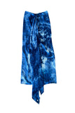 Spun Scarves Sarong The Deep Blue Tie Dye / Blue The Deep Blue Tie Dye Pattern Scarf Wrap Sarong