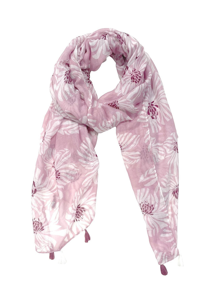 Spun Scarves Sarong Weekend in Paris / Pink Weekend in Paris Sheer and Soft Print Scarf Wrap Sarong