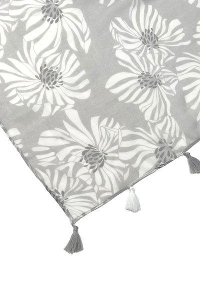 Spun Scarves Sarong Weekend in Paris Sheer and Soft Print Scarf Wrap Sarong