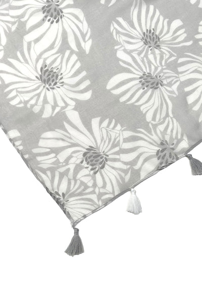 Spun Scarves Sarong Weekend in Paris Sheer and Soft Print Scarf Wrap Sarong