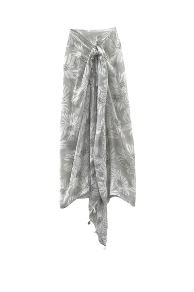 Spun Scarves Sarong Weekend in Paris Sheer and Soft Print Scarf Wrap Sarong