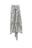 Spun Scarves Sarong Weekend in Paris Sheer and Soft Print Scarf Wrap Sarong