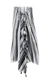 Spun Scarves Sarong Woven Stories / Black Woven Stories Print Scarf Wrap Sarong
