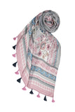 Spun Scarves Scarf Antique Haven Print Scarf Wrap