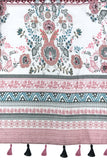 Spun Scarves Scarf Antique Haven Print Scarf Wrap