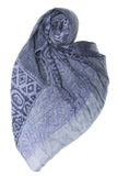 Spun Scarves Scarf Dapper in Denim / Denim Dapper in Denim Texture Scarf Wrap