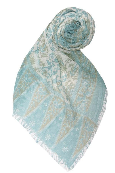 Spun Scarves Scarf Ivy Relic / Mint Ivy Relic Scarf in Mint