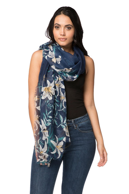 Novelty Textured Tidal Wave Scarf Wrap