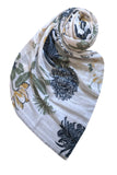 Spun Scarves Scarf Mums the Word Sarong Wrap / White Mums the Word Sarong Wrap in White