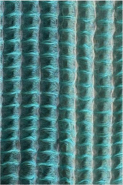 Spun Scarves Scarf Ombre Waffle Weave Hand Loomed Wrap Scarf