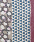 Spun Scarves Scarf Scarf Wrap in Flower & Dots Print